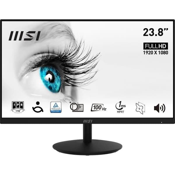 Skärm - MSI - MP242DE - 23,8 tum - IPS - HDMI - Inbyggda högtalare