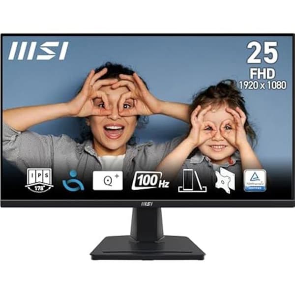 Skärm kontor - MSI - Pro MP252 - 24,5" Full HD - IPS-panel - 100 Hz - Inbyggda högtalare