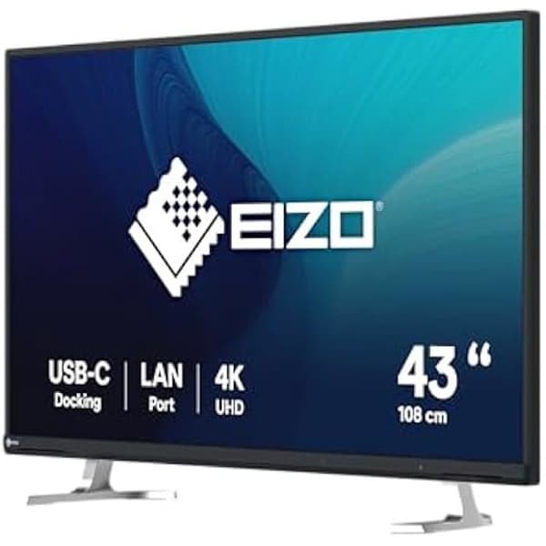 LED-skärm - EIZO - FlexScan EV4340X-BK - 108 cm (42,5") - 4K Ultra HD - 5 ms responstid