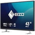 Miniatyrbild 2 av 2: LED-skärm - EIZO - FlexScan EV4340X-BK - 108 cm (42,5") - 4K Ultra HD - 5 ms responstid