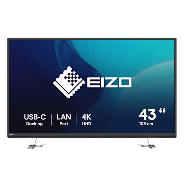 LED-skärm - EIZO - FlexScan EV4340X-BK - 108 cm (42,5") - 4K Ultra HD - 5 ms responstid