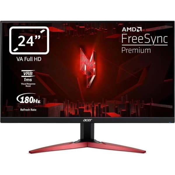 Spelmonitor - ACER - Nitro KG241YS3biipf - 24" Full HD - 180Hz - FreeSync Premium