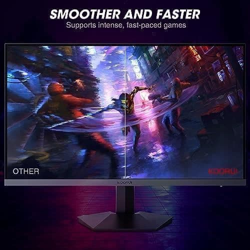 PC Spelarskärm 27 Tum - KOORUI - FHD - 1ms - Adaptive Sync - HDMI/DisplayPort