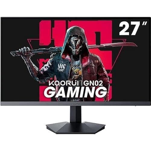 PC Spelarskärm 27 Tum - KOORUI - FHD - 1ms - Adaptive Sync - HDMI/DisplayPort