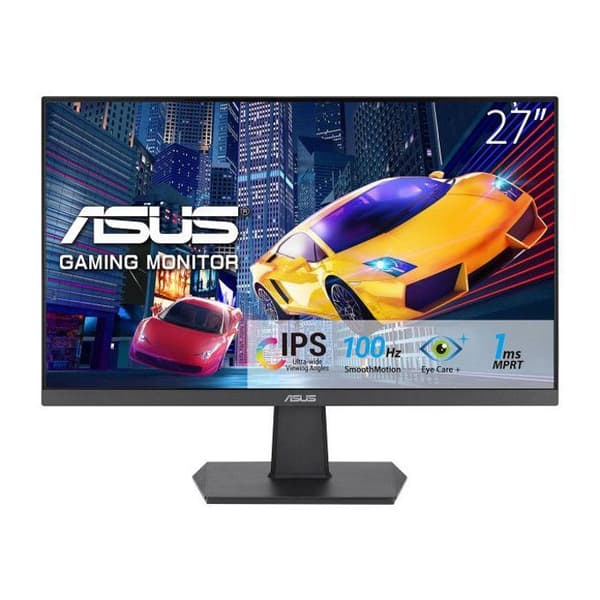 ASUS 27' LED - VA27EHF - 1920 x 1080 pixlar - 1 ms (MPRT) - 16/9-format - IPS-panel - 100 Hz - Adaptive-Sync - HDMI - Svart