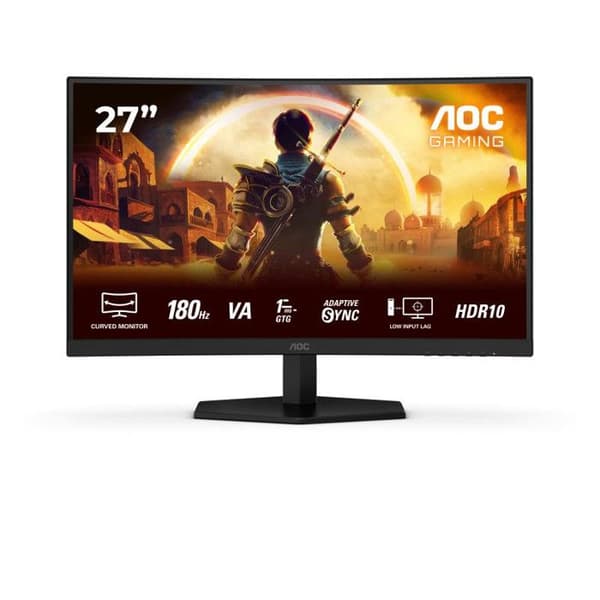 "AOC G4 C27G42E platt skärm för PC 68-6 cm (27”) 1920 x 1080 pixlar Full HD LED Svart-Röd" Svart, Röd