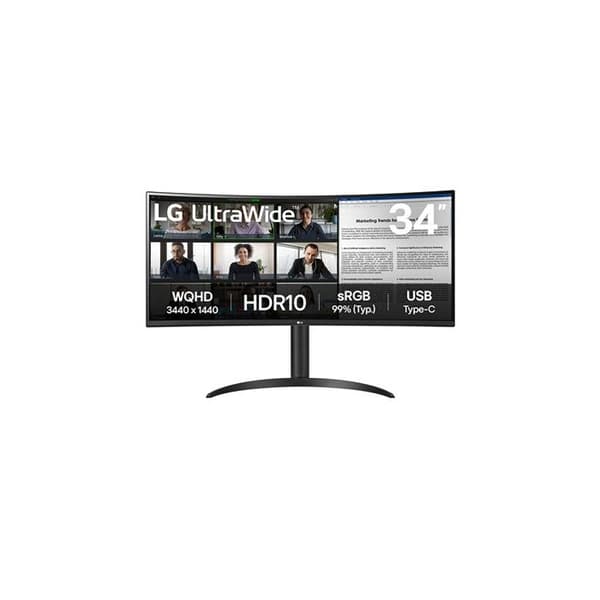 Lg UltraWide 34WR55QK-B PC-skärm Svart