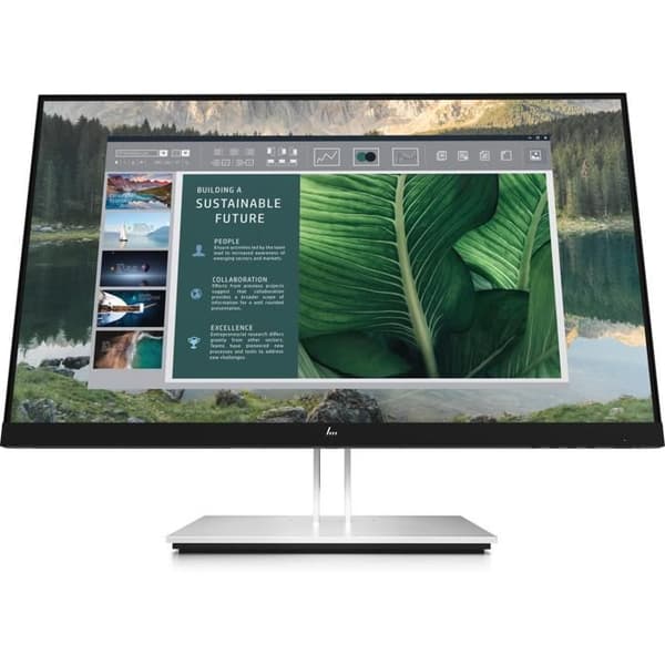 HP E24u G4 USB-C FHD-skärm Svart, Silver