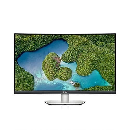 DELL LCD S3221QSA 32-tums VA 4K UHD-3840X2-skärm - HDMI, DisplayPort - Svart Svart, Silver