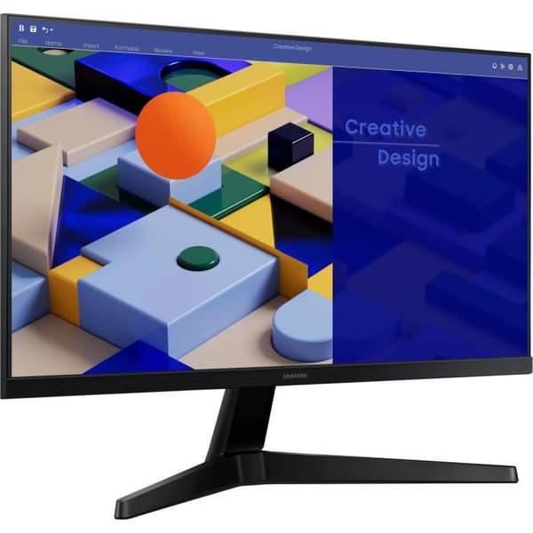 Samsung S31C 27" PC-skärm, 16:9, IPS-panel, 5ms, FHD: 1920 x 1080, 75Hz, 250 cd/m², 1000:1, HDMI, VGA, Tiltbar