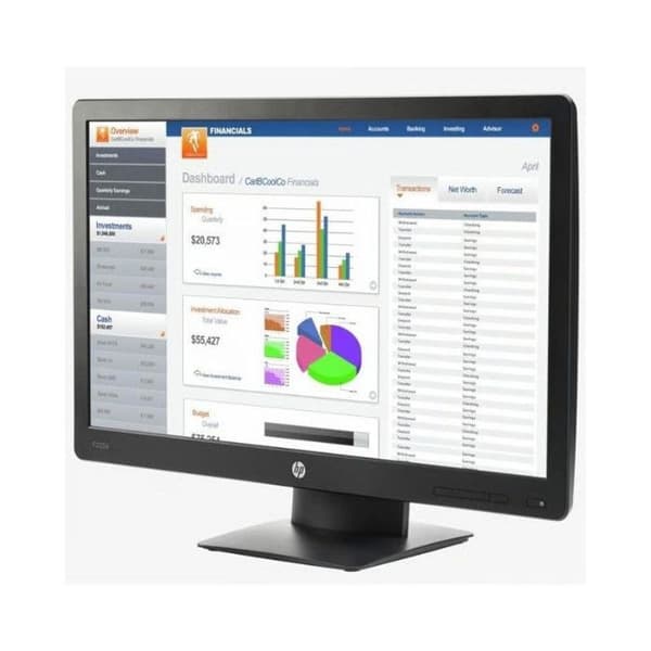 HP P223a FHD LED 1920 x 1080 16:9 DisplayPort VGA- REFURBISHED