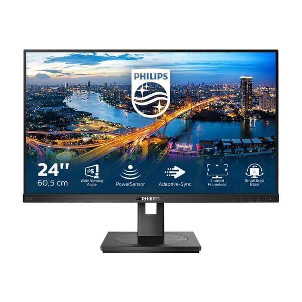 PC-skärm - PHILIPS - 242B1/00 - 23,8 tum - IPS - HDMI/DisplayPort/DVI/USB - FreeSync