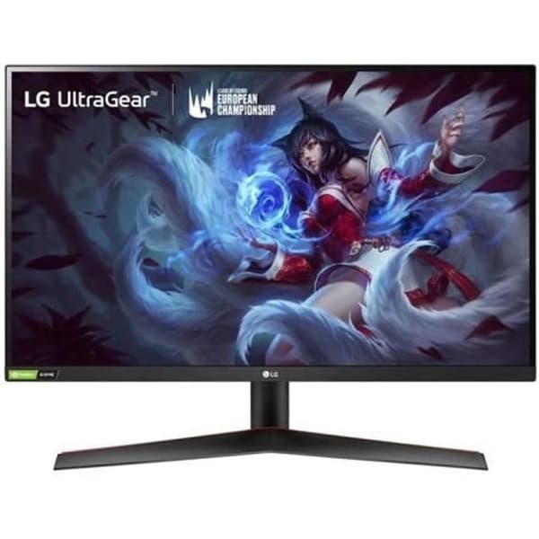 SKÄRM LG 27" gaming Svart 27GN800P-B 16:9 IPS 1ms 144Hz QHD 2560x1440 350cd/m2 2xHDMI DP FreeSync DAS Mode Svart Stabilisator Tilt Svart, Röd