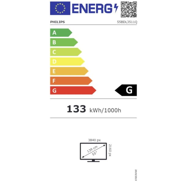 Videovæg Monitor Philips 55BDL3511Q/00 4K Ultra HD 55" LED