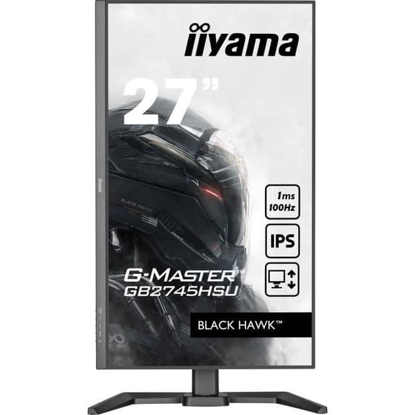 IIYAMA GB2745HSU-B2 | 27 FHD IPS PC -näyttö - korkeussäädettävä jalusta - 100Hz - 1 ms - HDMI/DP/USB - musta