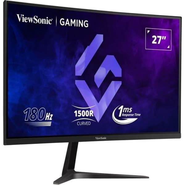 Kaareva PC-pelinäyttö - VIEWSONIC - 27 - VX2718-2KPC-MHD - QHD - VA-paneeli - 1 ms - 180Hz - 2 x HDMI / DisplayPort -