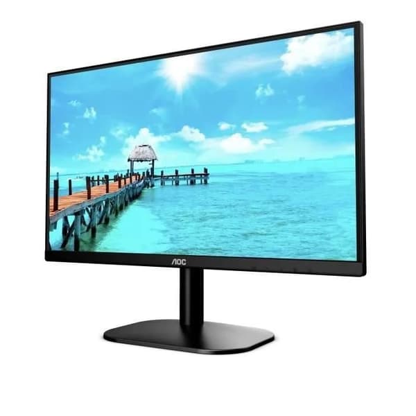 PC-skärm - AOC 24B2XH - 23,8 FHD - IPS-panel - 75 Hz - 4 ms - HDMI/VGA - LowBlue/Flimmerfri - VESA 100x100 - Svart