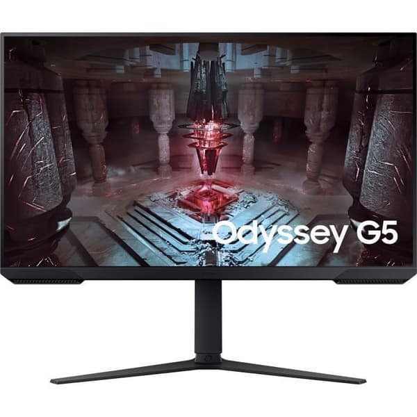 PC-gamerskærm - SAMSUNG - ODYSSEY G5 S32CG510EU - 32 WQHD - VA-panel - 1 ms - 165 Hz - HDMI / DP - FreeSync Premium Sort