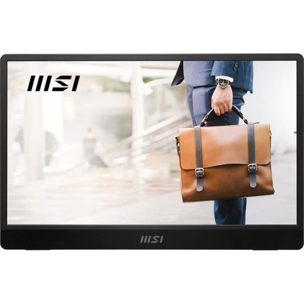 PC-pelinäyttö - MSI - MP161 E2 - 15.6 - IPS-paneeli - FHD - 1 ms - 60 Hz - USB-C x2 + Mini HDMI - Kolmijalka-asennus