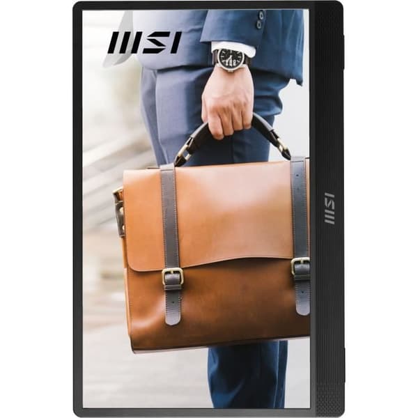 PC-pelinäyttö - MSI - MP161 E2 - 15.6 - IPS-paneeli - FHD - 1 ms - 60 Hz - USB-C x2 + Mini HDMI - Kolmijalka-asennus