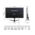Miniatyrbillede 3 af 6: PC-skærm - JAPANNEXT - 27 WQHD - IPS - 60Hz - USB-C 65W