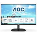 Miniatyrbillede 1 af 6: PC-skærm - AOC - 27B2H - 27 FHD - IPS-panel - 75Hz - 4ms - 1 HDMI 1 VGA - Sort