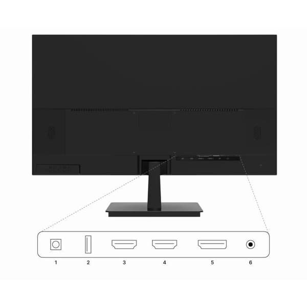 PC-skärm - JAPANNEXT - 28 tum 4K UHD - IPS - 60 Hz - 1 DP 1.2 - 2 HDMI 2.0
