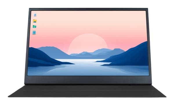 Denver PMO-15602 LED-monitori EEK C (A - G) 39,6 cm (15,6 tuumaa) 1920 x 1080 pikseliä 16:9 USB-C®, Mini HDMI, kuulokeliitäntä IPS LED
