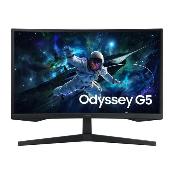 27'' SKÄRM SAMSUNG Gaming SVART Odyssey G55C VA Curved 1000R 2560x1440 300cd/m² 1ms 165Hz 1xHDMI 1xDP Tiltbart stativ LS27CG554EUXEN Svart