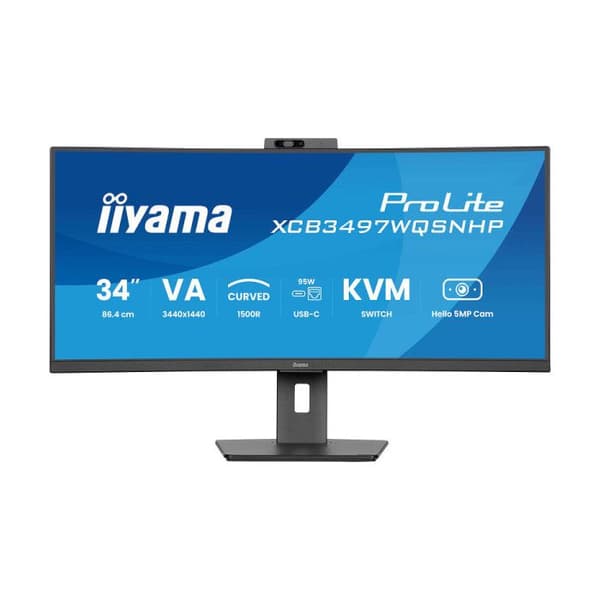 Skärm - IIYAMA - XCB3497WQSNPH-B1 - 34 tum - 3440 x 1440 - 1800R