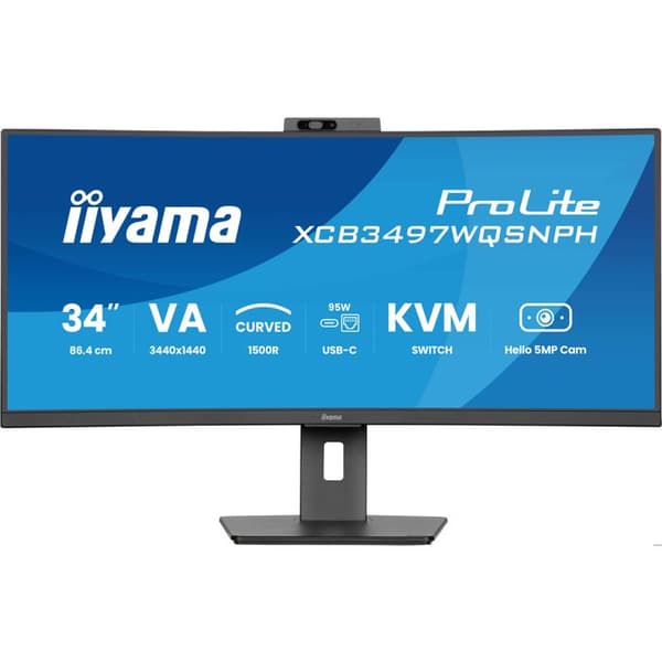 Skärm - IIYAMA - XCB3497WQSNPH-B1 - 34 tum - 3440 x 1440 - 1800R