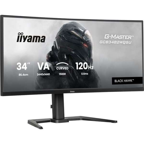 PC-skärm - iiyama - GCB3482WQSU-B1 - 34 tum - UltraWide Quad HD - 21:9 - LED