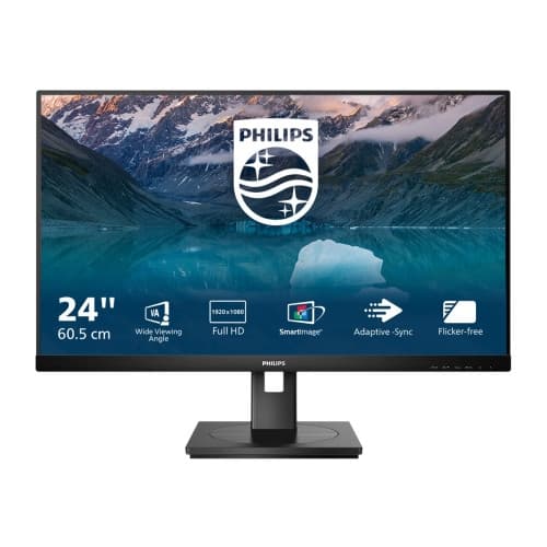 Philips 242S9JML - S Line - LED-skärm - Full HD (1080p) - 24" Svart