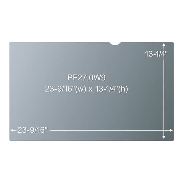 3M Screen Privacy Filter - Svart - För 68,6 cm (27") bredbildsskärm - 16:9 Svart