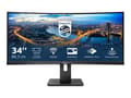 Miniatyrbild 3 av 4: mmd - philips 345b1c 86.36cm 34in va 3440x1440 3000:1 300 cd/qm 21:9 svart svart Svart