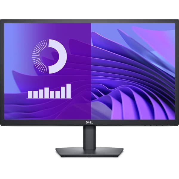 Dell 24-skärm - E2425H - 24 tum - IPS - Svart - 1920 x 1080 - 5 ms - HDMI, DisplayPort, DVI, VGA, USB Svart