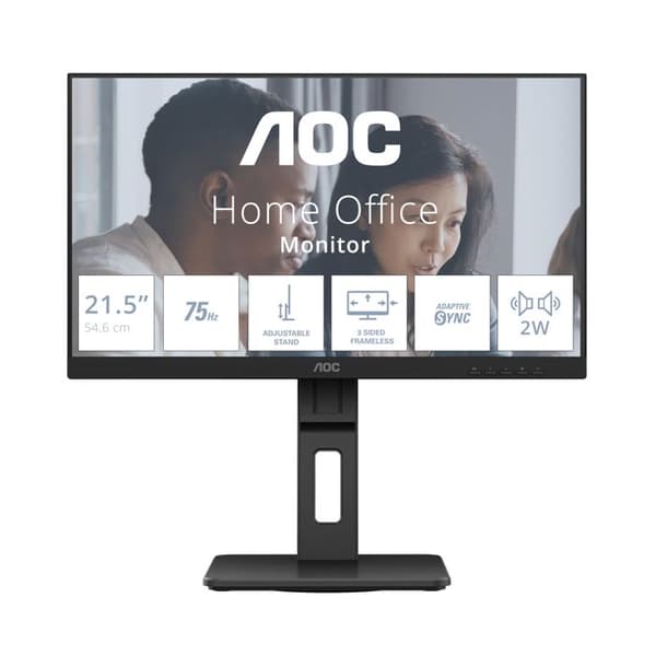 Skärm - AOC - 22E2UMF - 21,5 tum - Full HD 1920x1080 - 75Hz - VA