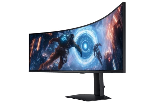 Samsung G91F, 124.5 cm (49"), 5120 x 1440 pixels, Dual QHD, LCD, 1 ms, Black