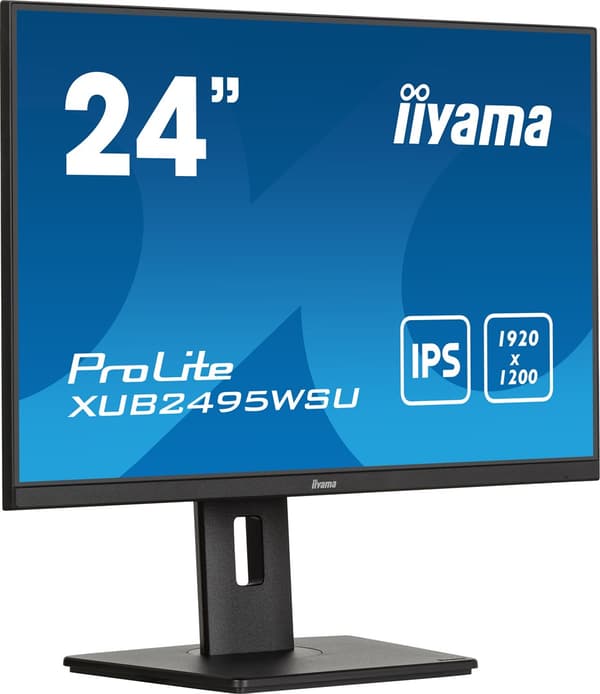 iiyama ProLite XUB2495WSU-B7 -näyttö 61,1 cm (24") WUXGA IPS HDMI/DP/USB 4 ms