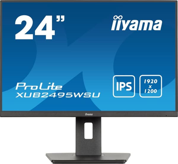 iiyama ProLite XUB2495WSU-B7 -näyttö 61,1 cm (24") WUXGA IPS HDMI/DP/USB 4 ms