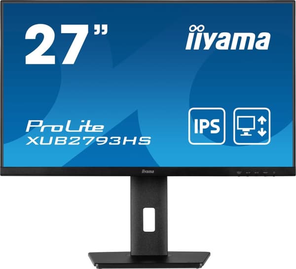 IIYAMA-skärm 68,5 cm (27 tum) XUB2793HS-B7 16:9 HDMI+DP IPS Lift