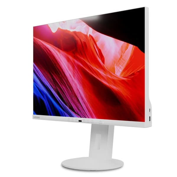 Lenovo C24d-20 LED-skärm 61 cm (24 tum) 1920 x 1200 pixlar Full HD Grå, Vit