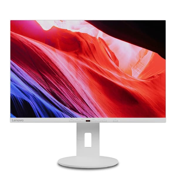 Lenovo C24d-20 LED-näyttö 61 cm (24") 1920 x 1200 pikseliä Full HD Harmaa, Valkoinen Harmaa, Valkoinen