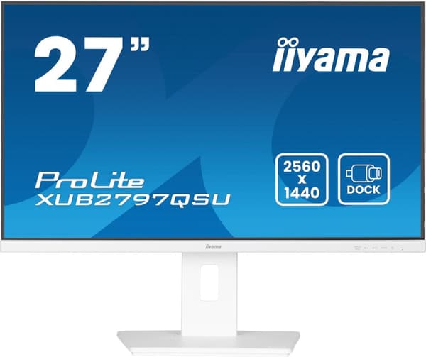 iiyama ProLite XUB2797QSU-W2 27" - Litteä näyttö - 68,6 cm Valkoinen