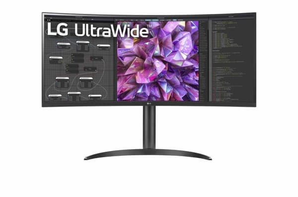 LG 34WQ75C-B tietokoneen näyttö 86,4 cm (34") 3440 x 1440 pikseliä Quad HD LCD musta musta