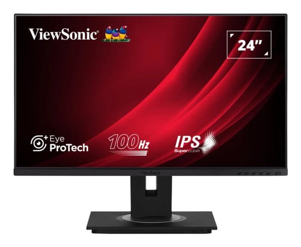 Viewsonic VG-sarjan VG2448a tietokoneen näyttö 61 cm (24") 1920 x 1080 pikseliä Full HD LED musta musta