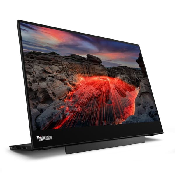Lenovo ThinkVision-skærm 14,0" M14t Gen 2 Touch 16:9 IPS-panel 2240 x 1400 Lift USB Hub DP