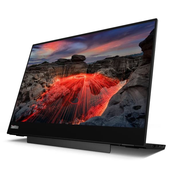 Lenovo ThinkVision-skærm 14,0" M14t Gen 2 Touch 16:9 IPS-panel 2240 x 1400 Lift USB Hub DP