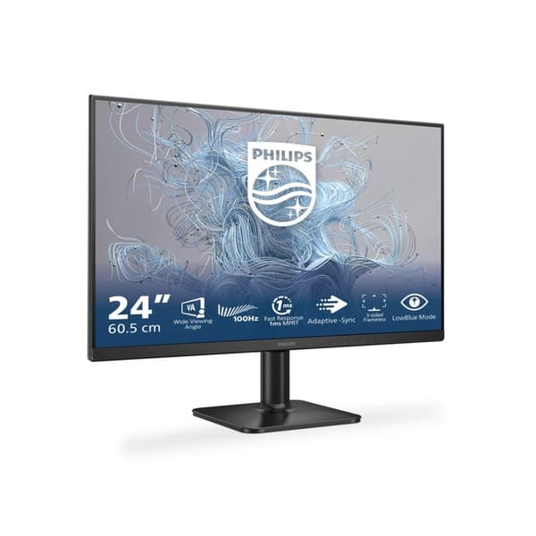 Philips 1000-serien 24E2N1100LB/00 datorskärm 60,5 cm (23,8 tum) 1920 x 1080 pixlar Full HD LCD Svart