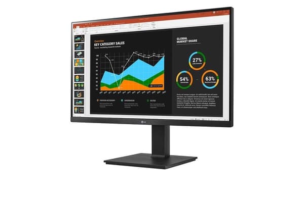 LG 27BQ75QB-B datorskärm 68,6 cm (27 tum) 2560 x 1440 pixlar Quad HD LCD Svart